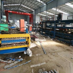 整厂转让处置信息 彩钢夹心板整厂转让，主机9.3可单转或整套设备